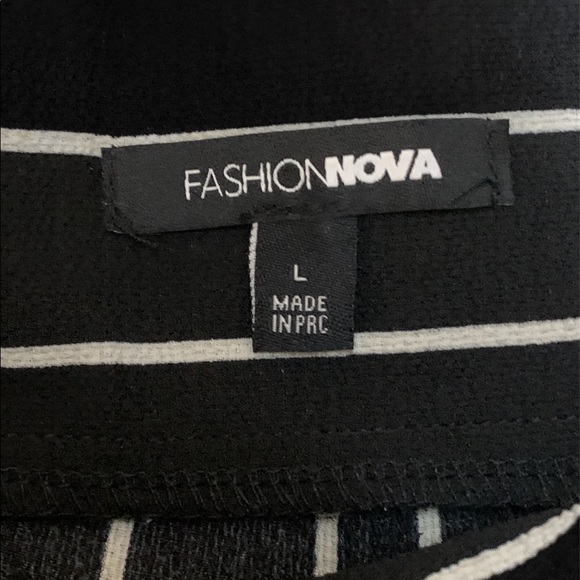 Striped Wide Leg Pants Size Large - Picture 2 of 7